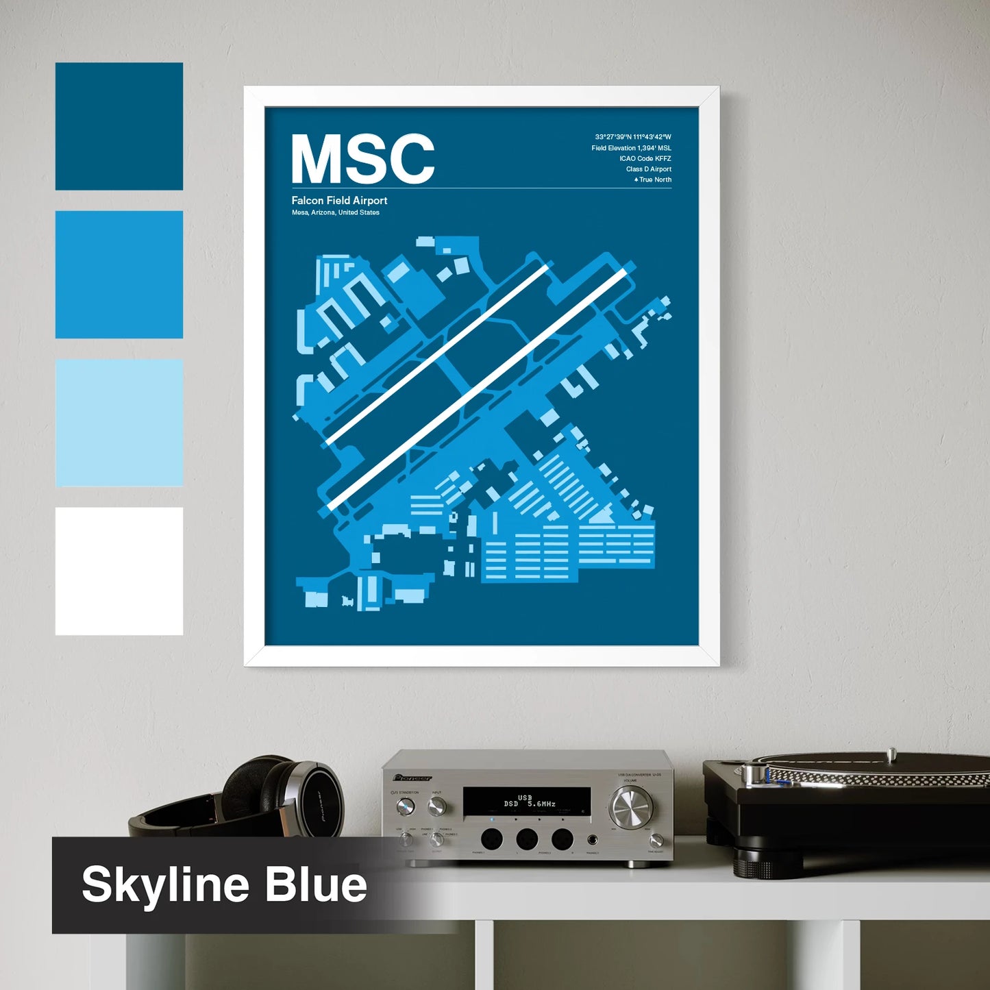 MSC | Mesa - Sunset Orange - A3 - No Frame