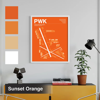 PWK | Wheeling - Mid - Century Slate - 12×18" - No Frame