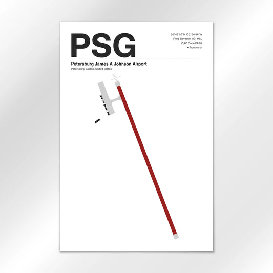 PSG | Petersburg - Mid - Century Modern - 12×18" - No Frame