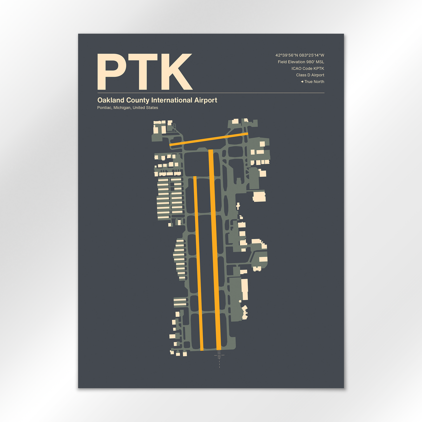 PTK Airport Diagram