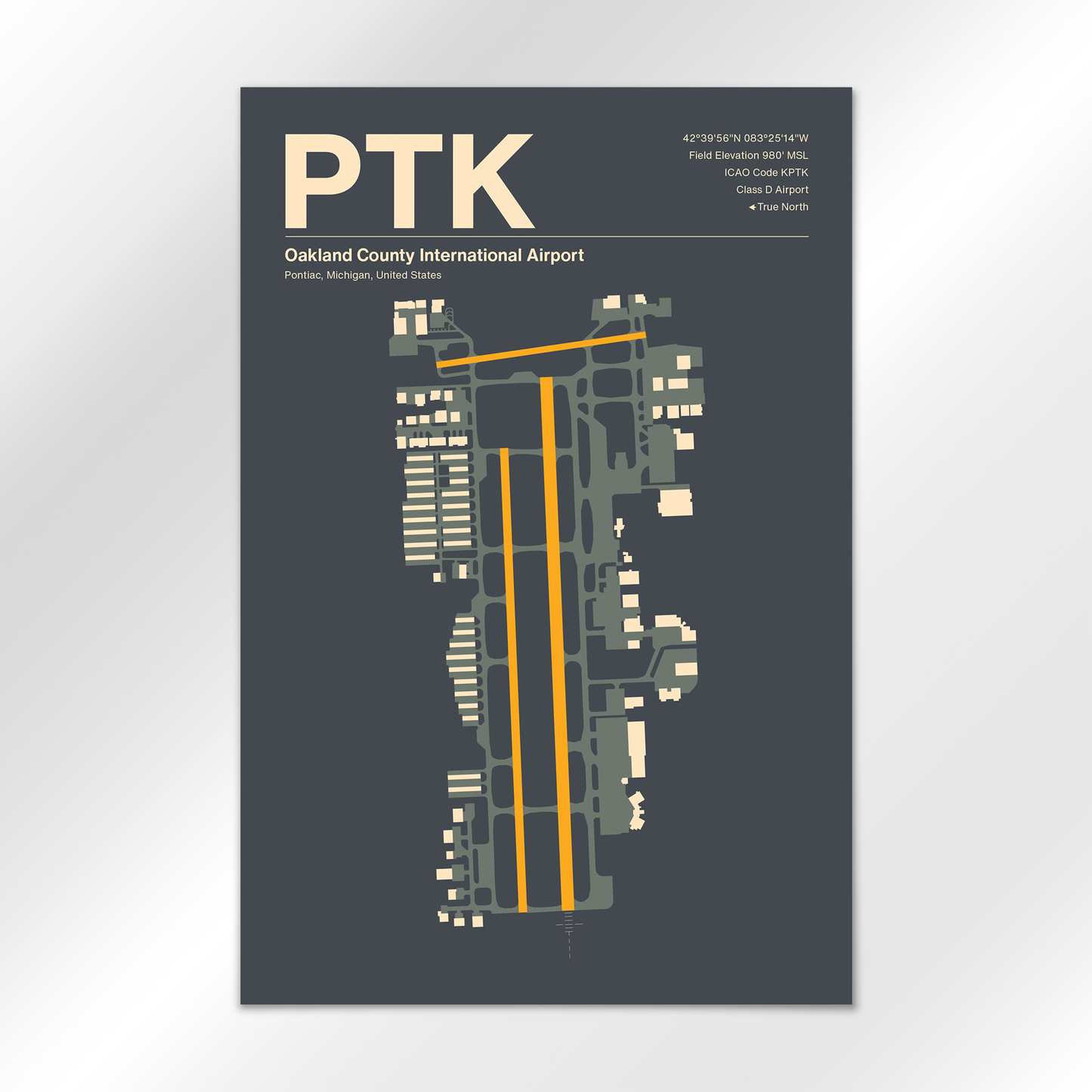 PTK Airport Diagram