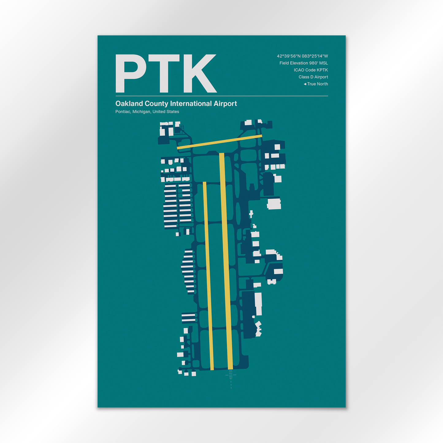 PTK Airport Diagram