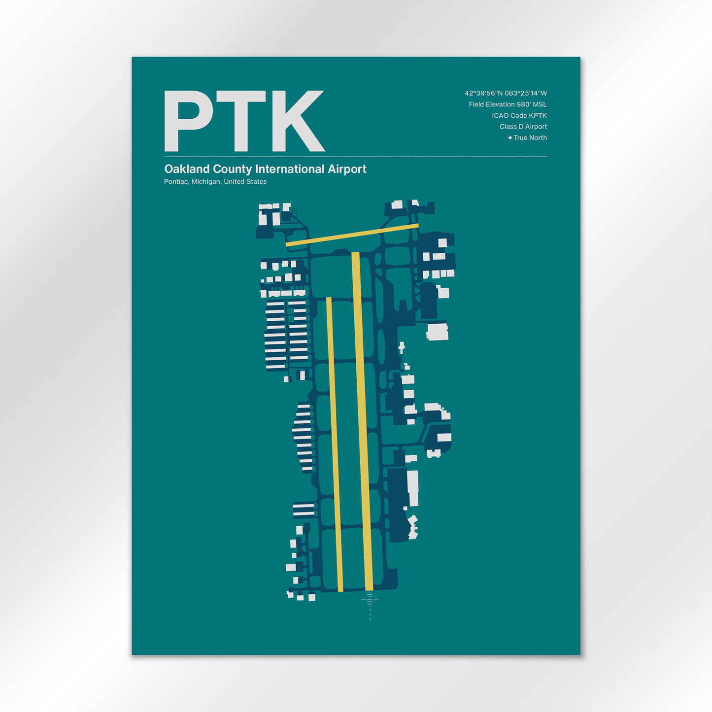 PTK Airport Diagram