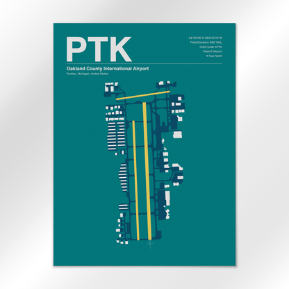 PTK Airport Diagram