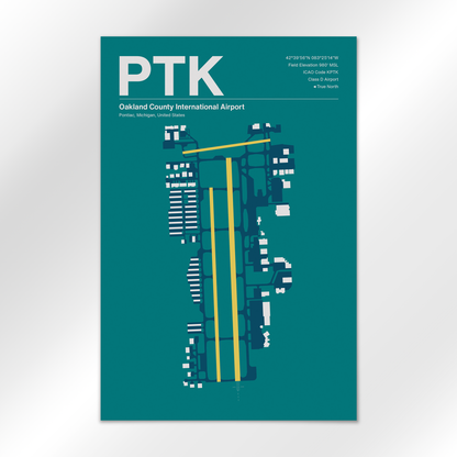 PTK Airport Diagram