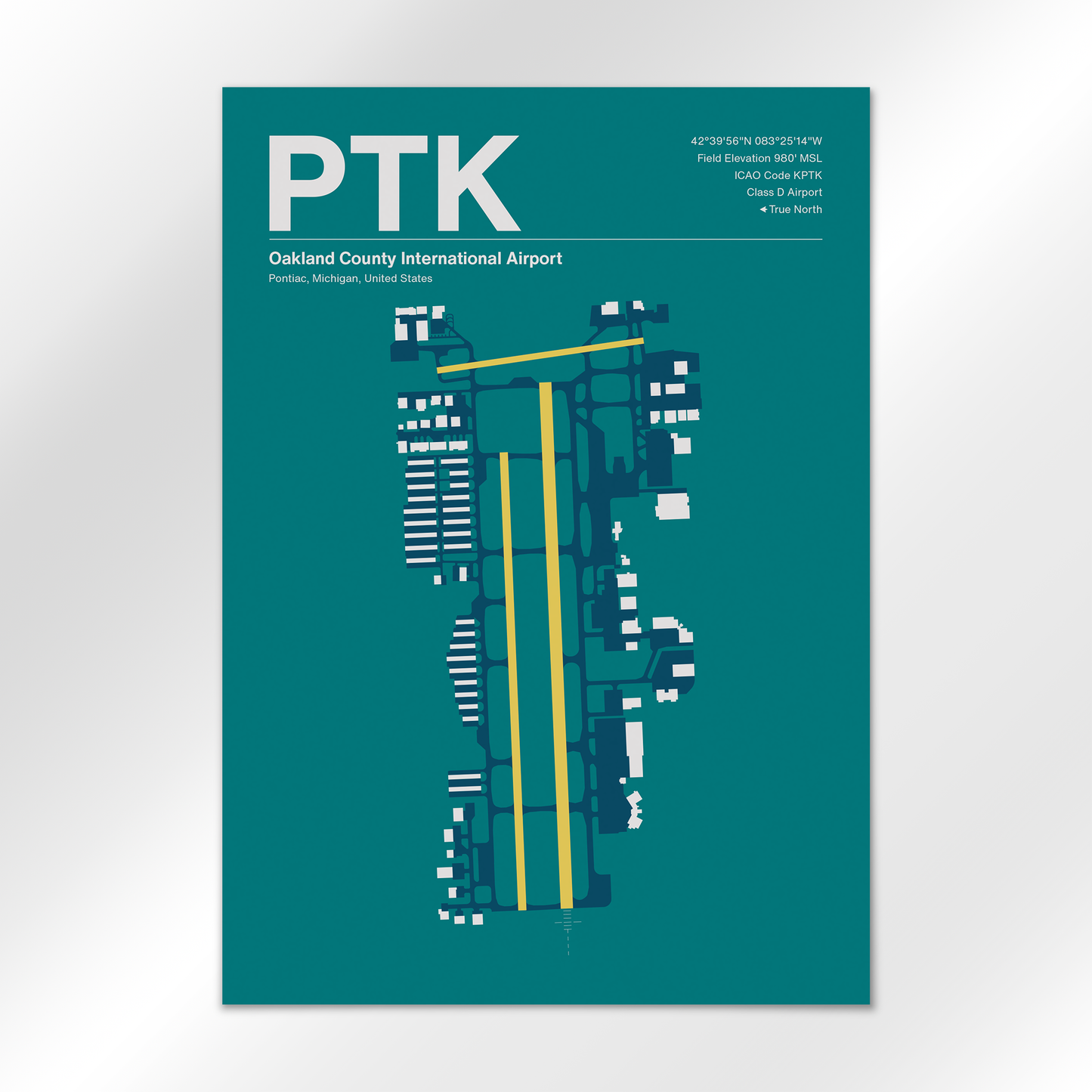 PTK Airport Diagram