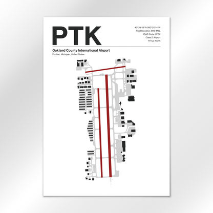 PTK Airport Diagram
