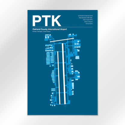 PTK Airport Diagram