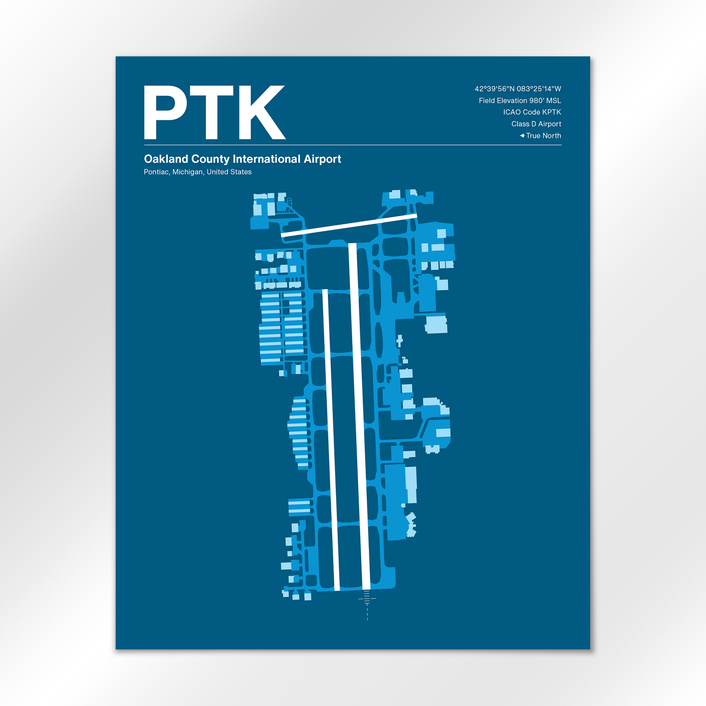 PTK Airport Diagram