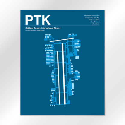 PTK Airport Diagram