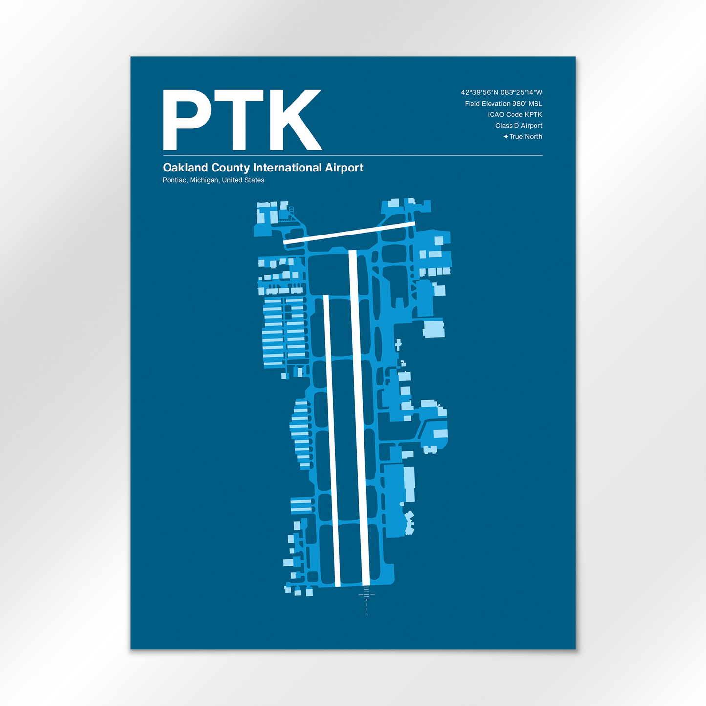 PTK Airport Diagram