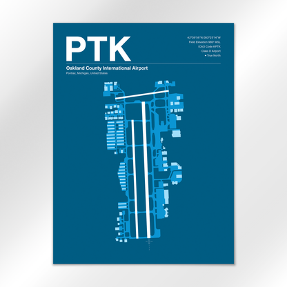 PTK Airport Diagram