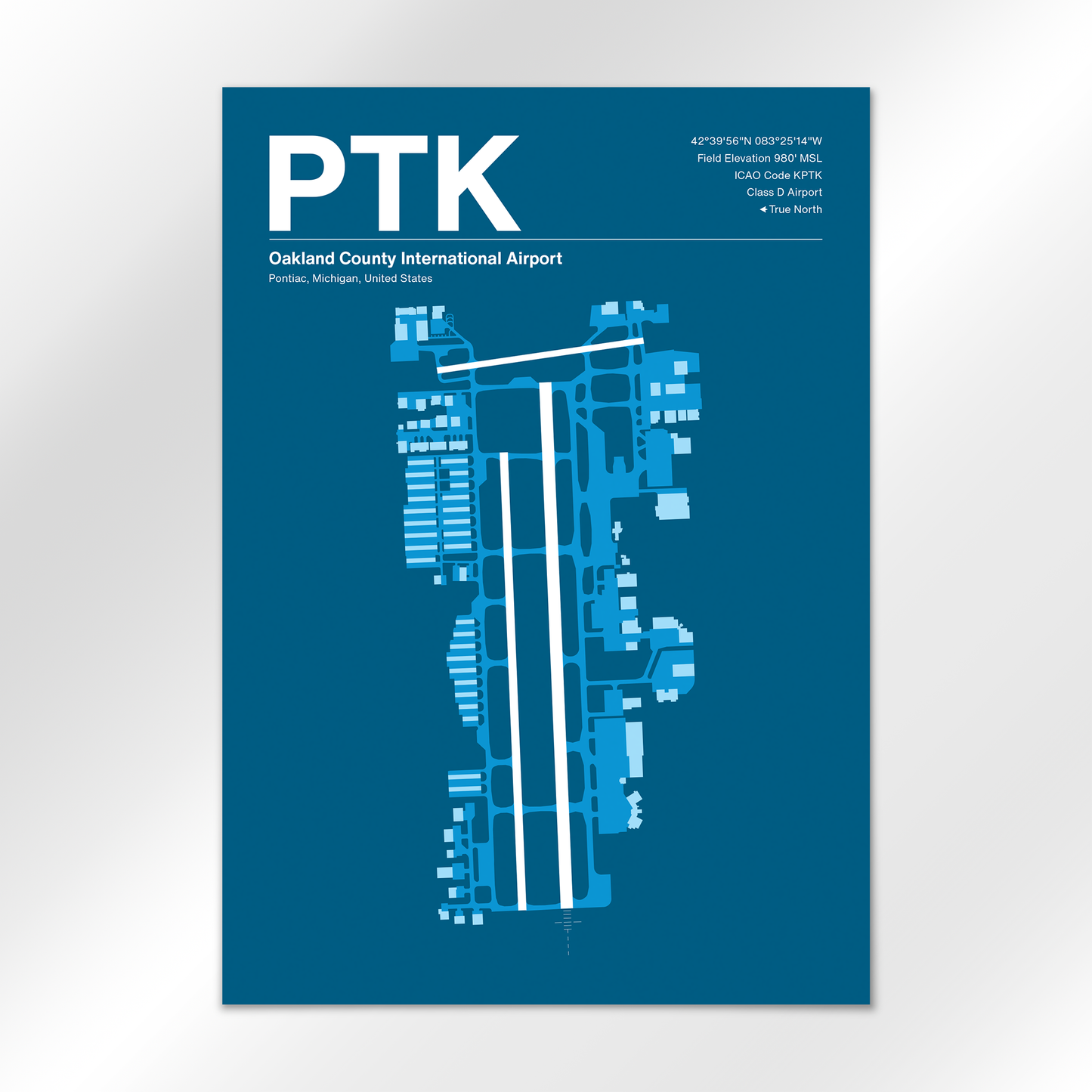 PTK Airport Diagram