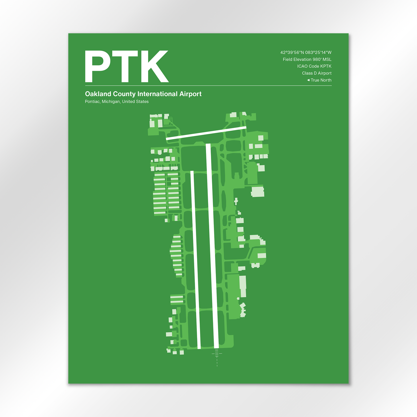PTK Airport Diagram