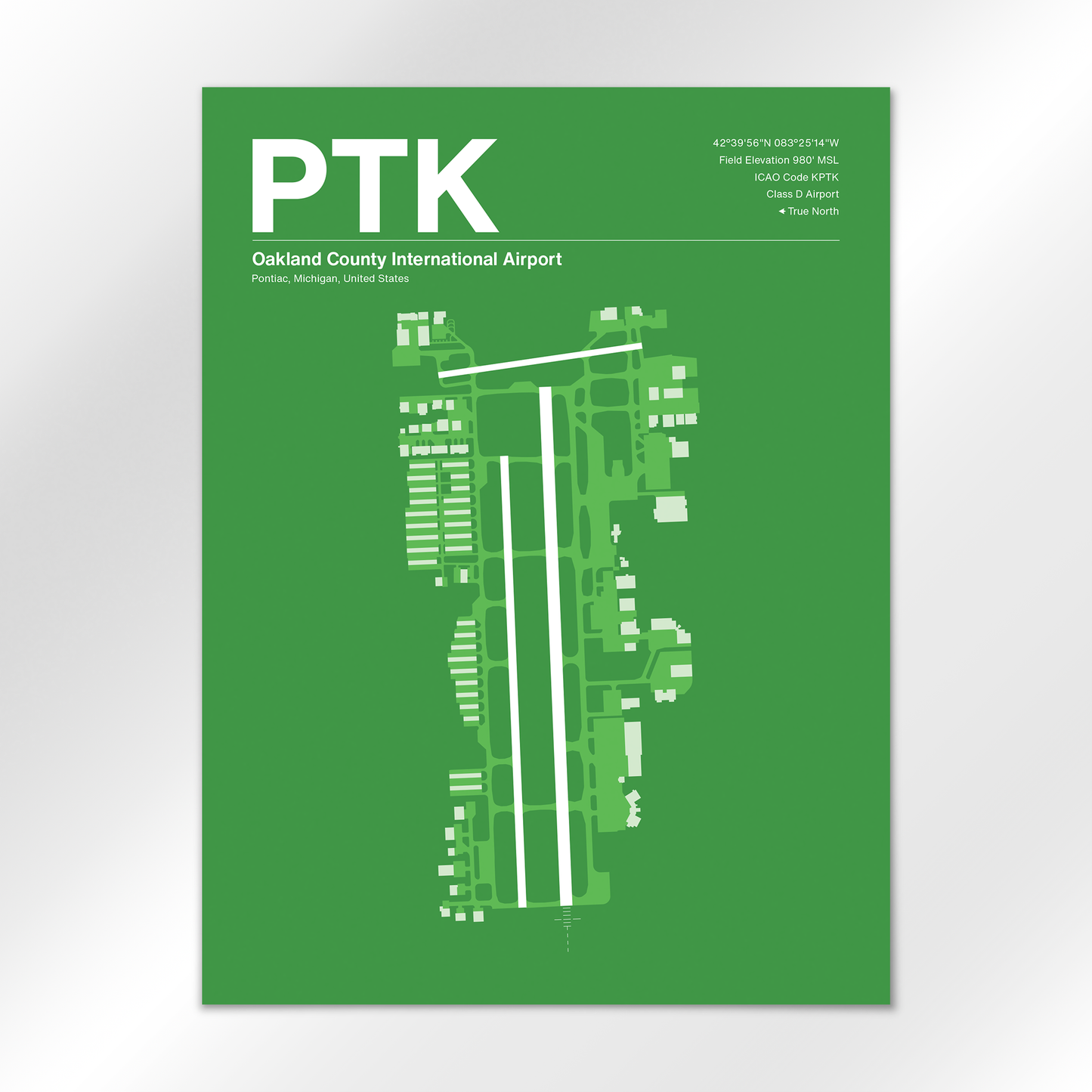 PTK Airport Diagram