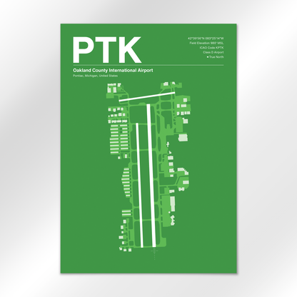 PTK Airport Diagram