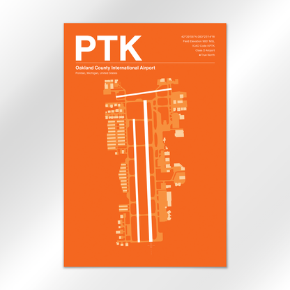 PTK Airport Diagram