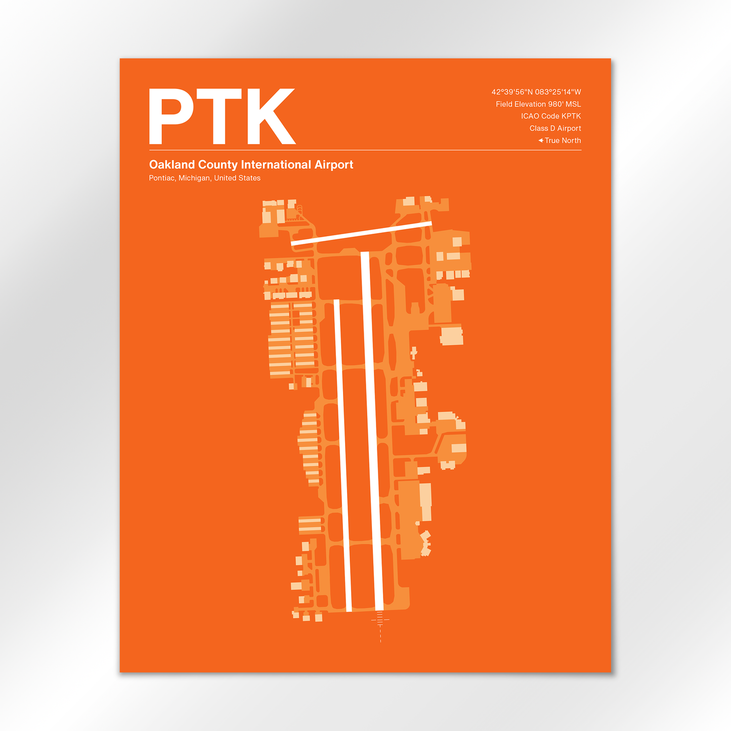 PTK Airport Diagram