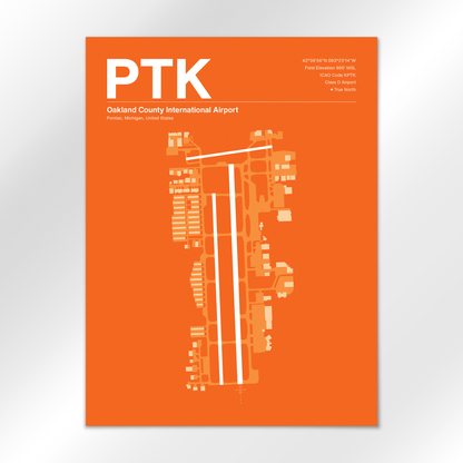 PTK Airport Diagram