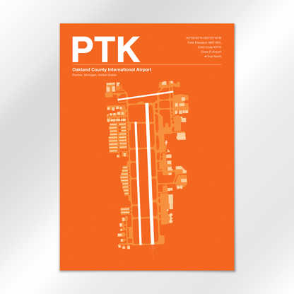 PTK Airport Diagram