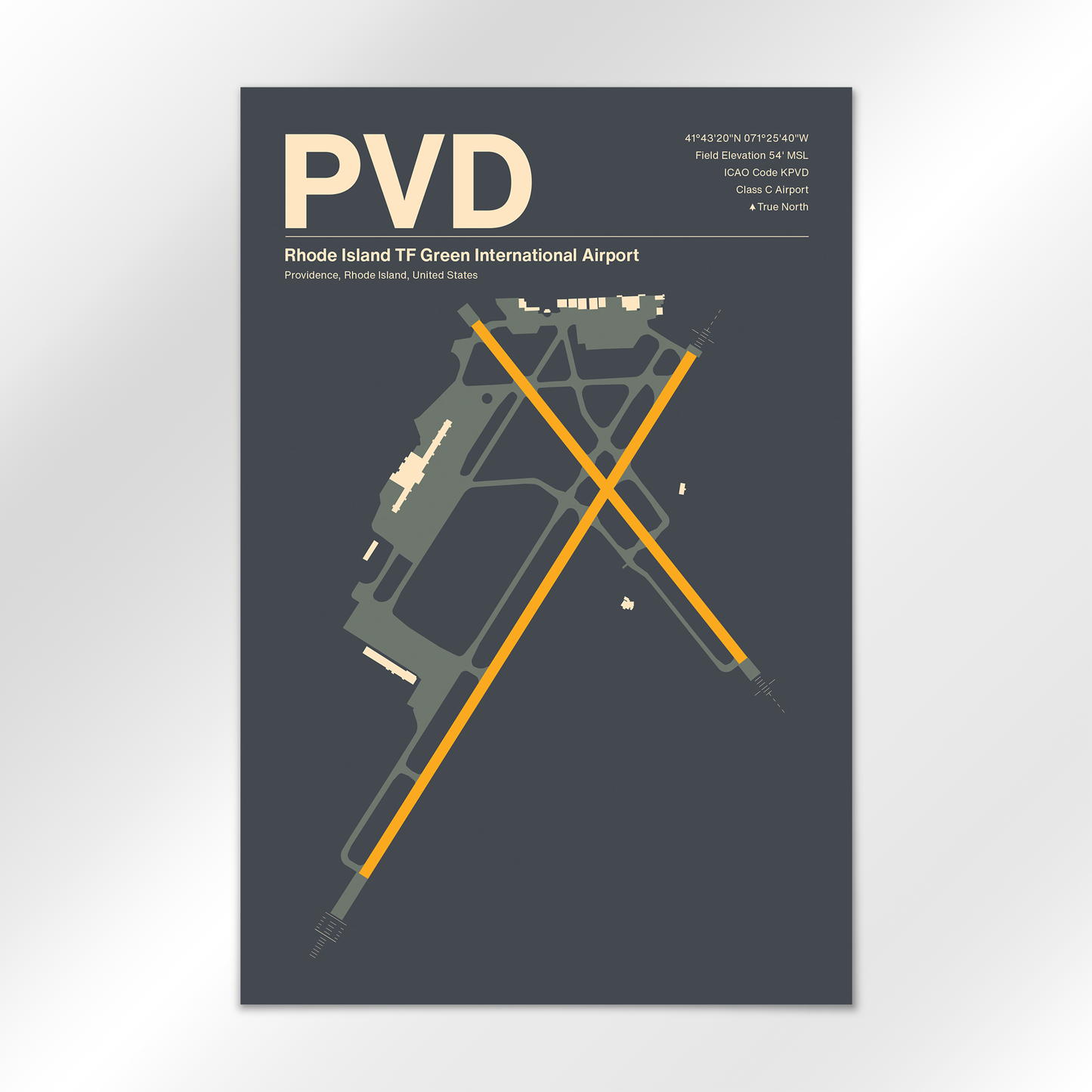 PVD Airport Diagram