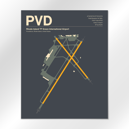 PVD Airport Diagram