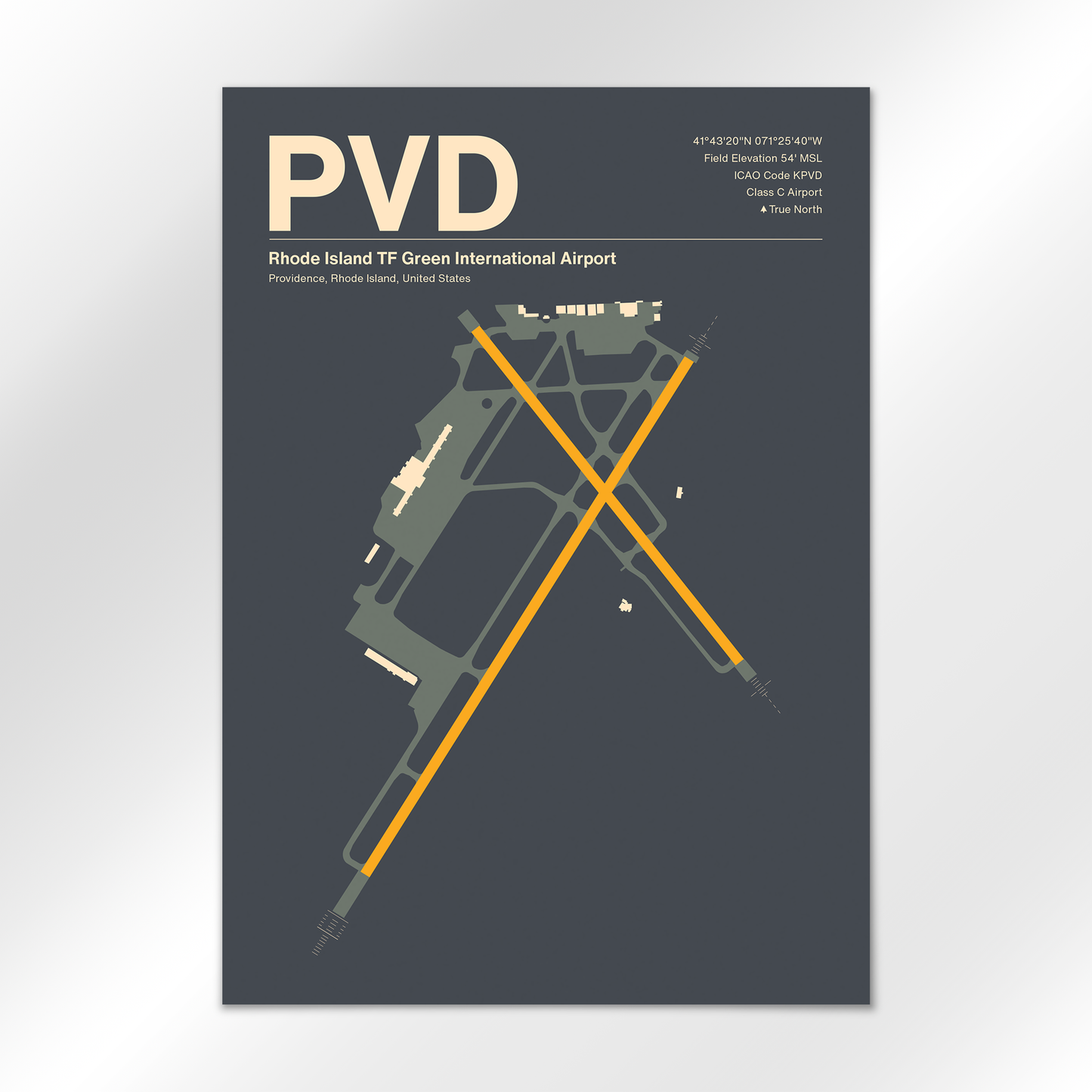 PVD Airport Diagram