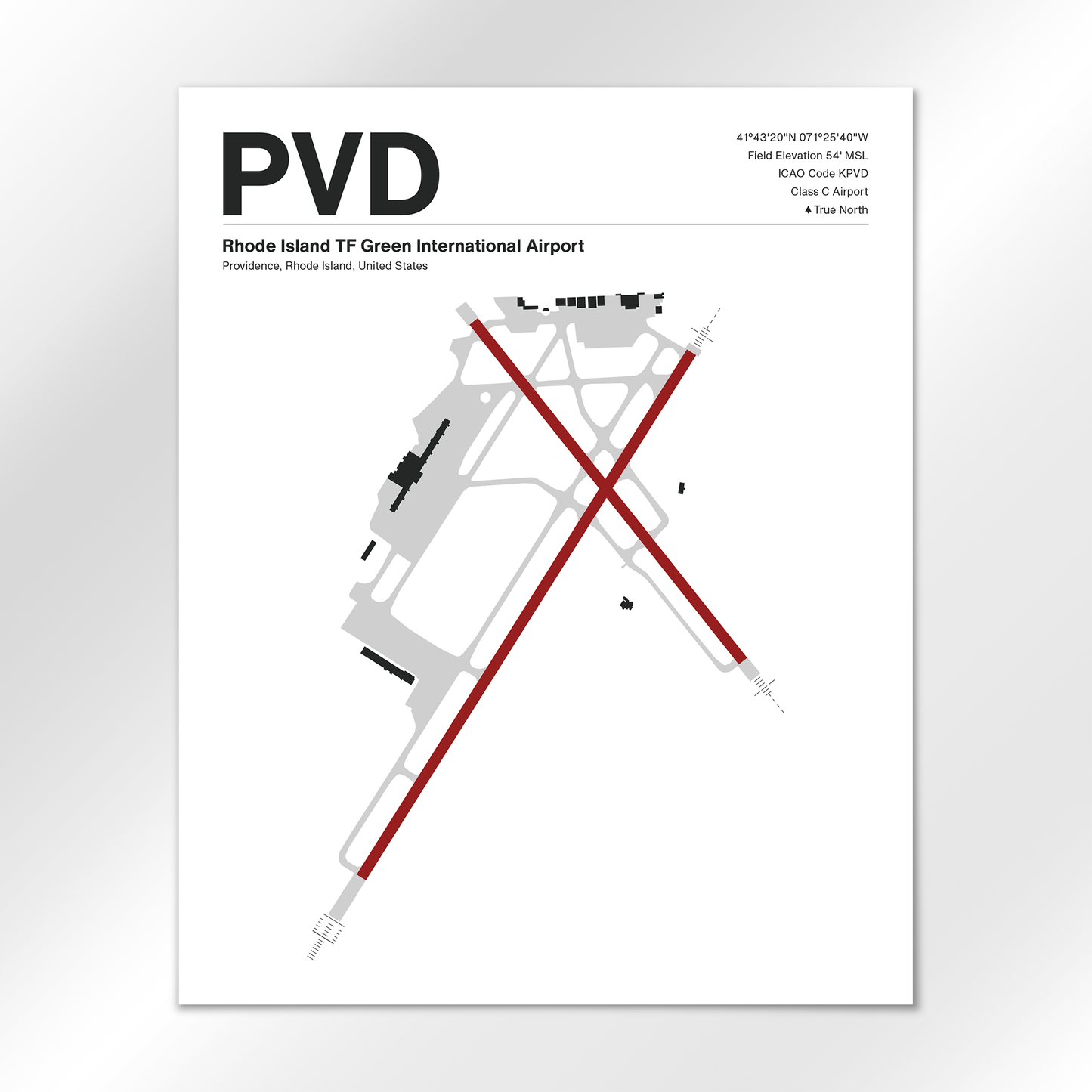 PVD Airport Diagram