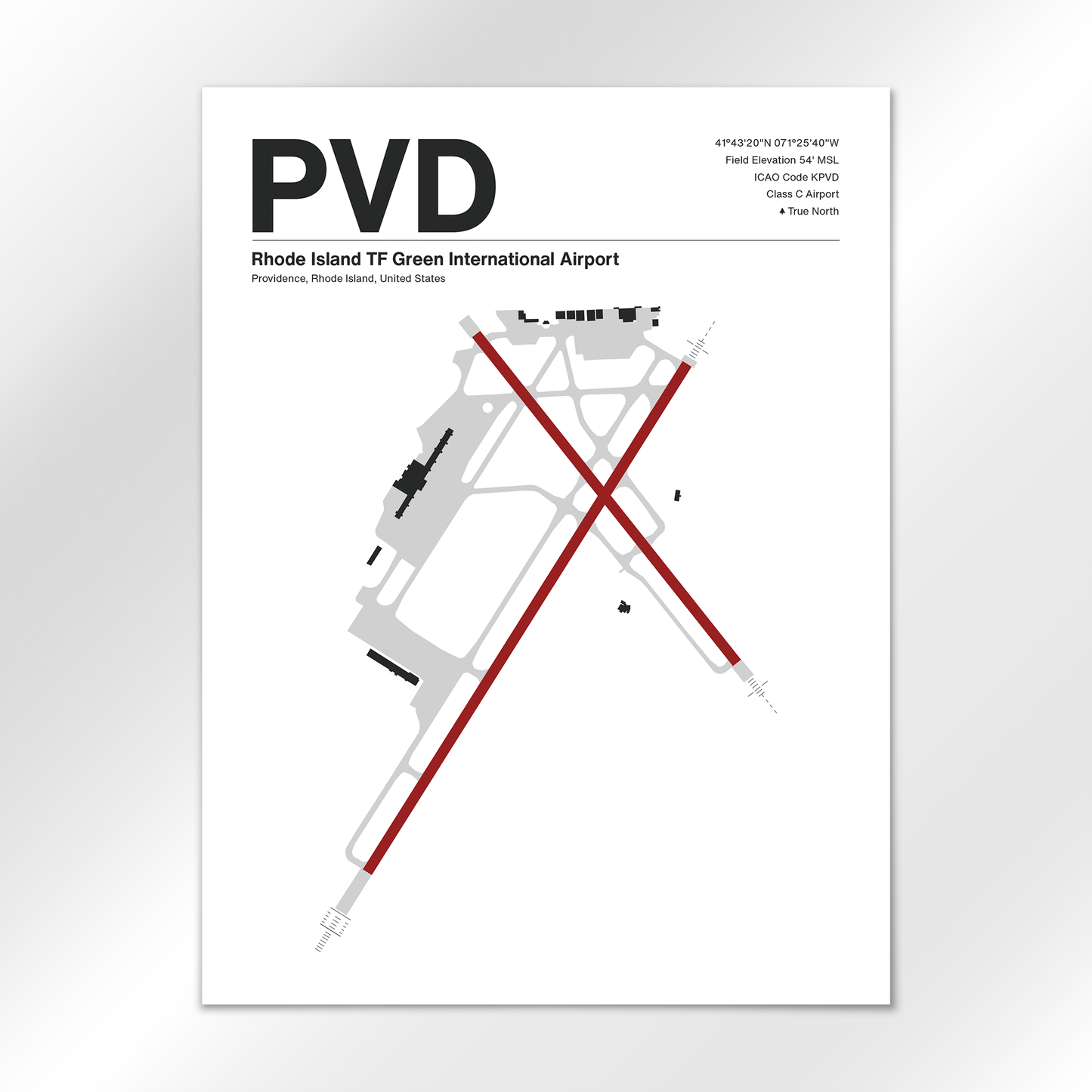 PVD Airport Diagram
