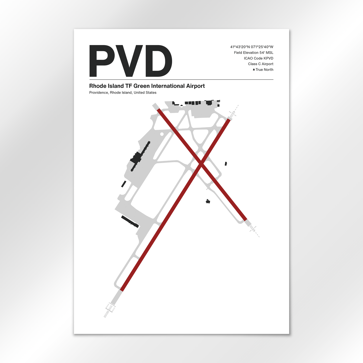 PVD Airport Diagram
