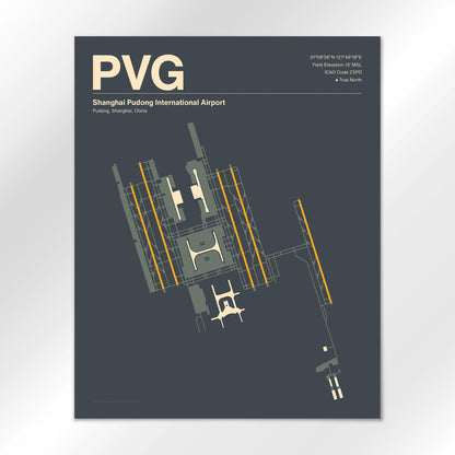 PVG Airport Diagram