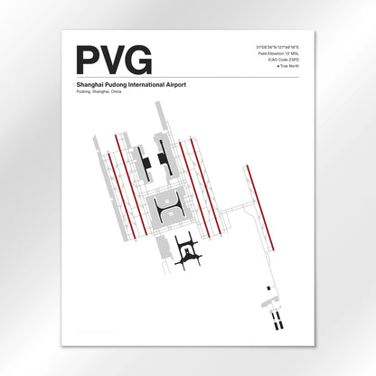 PVG Airport Diagram
