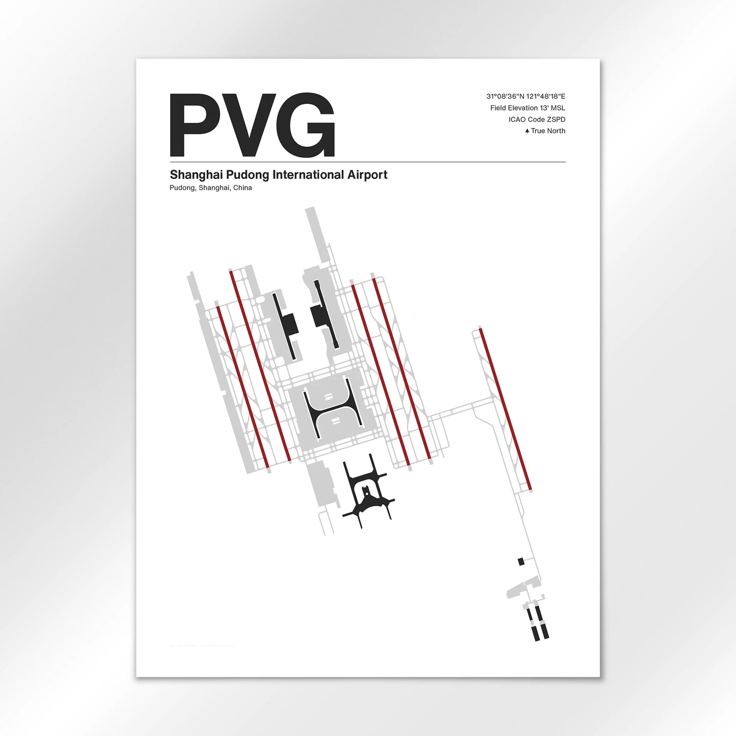 PVG Airport Diagram