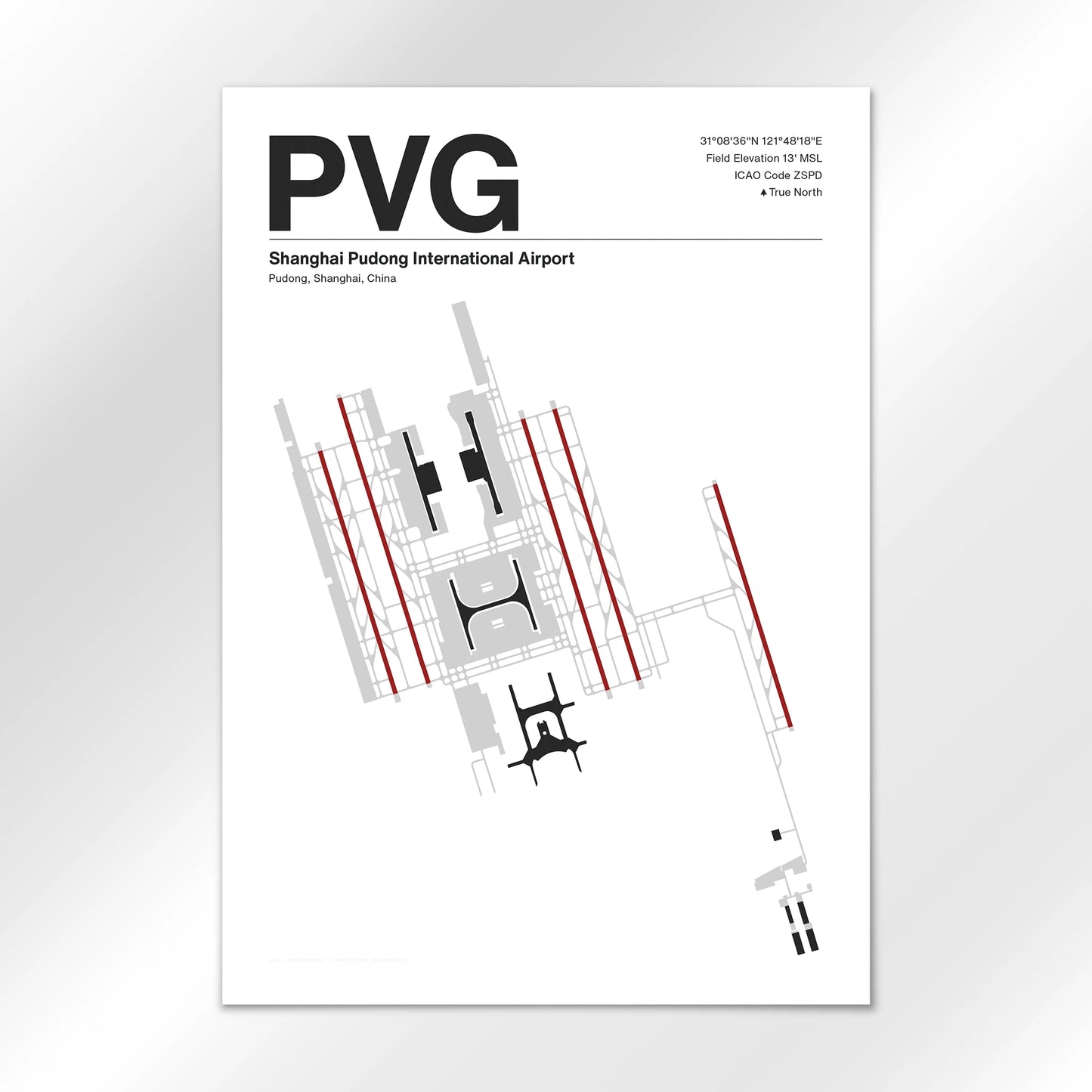 PVG Airport Diagram