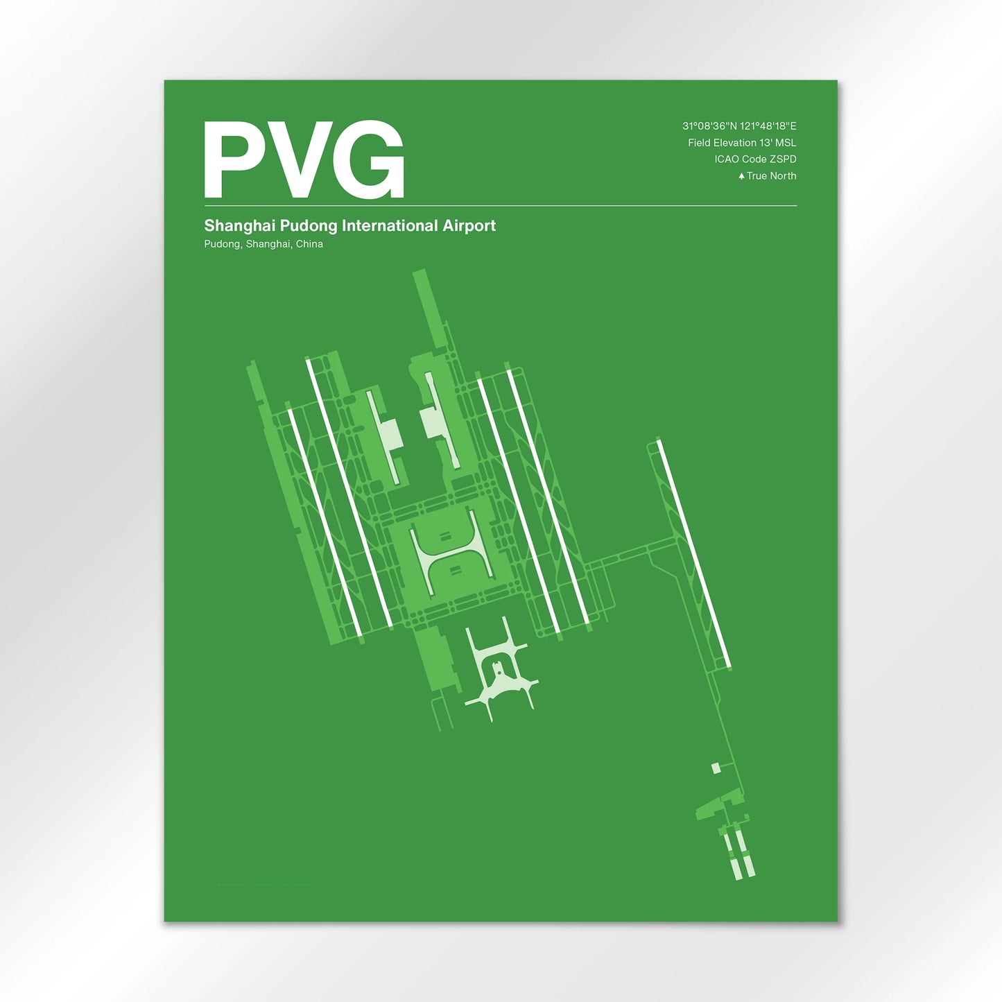 PVG Airport Diagram