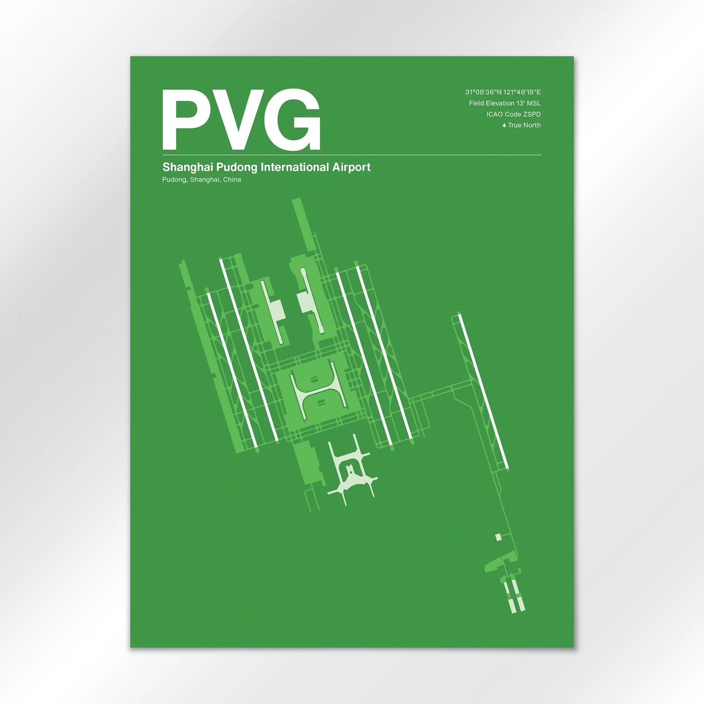 PVG Airport Diagram