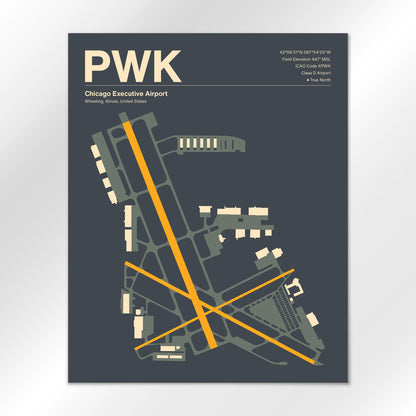 PWK | Wheeling - Mid - Century Slate - 16×20" - No Frame