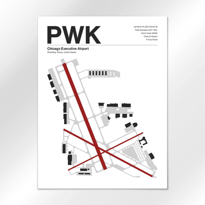 PWK | Wheeling - Mid - Century Modern - 18×24" - No Frame