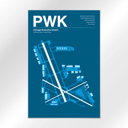 PWK | Wheeling - Skyline Blue - 12×18" - No Frame