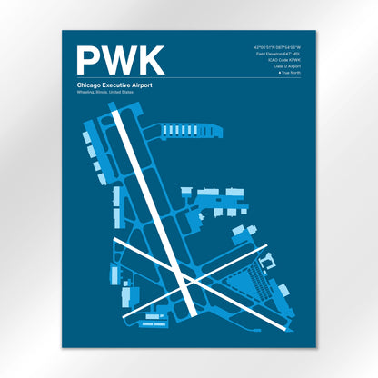 PWK | Wheeling - Skyline Blue - 16×20" - No Frame