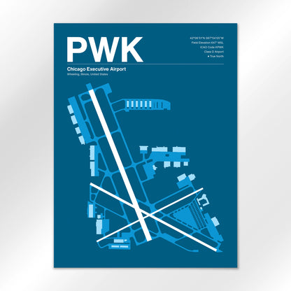 PWK | Wheeling - Skyline Blue - 18×24" - No Frame