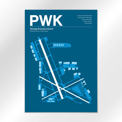 PWK | Wheeling - Skyline Blue - A2 - No Frame