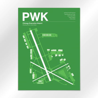 PWK | Wheeling - Overland Green - 18×24" - No Frame