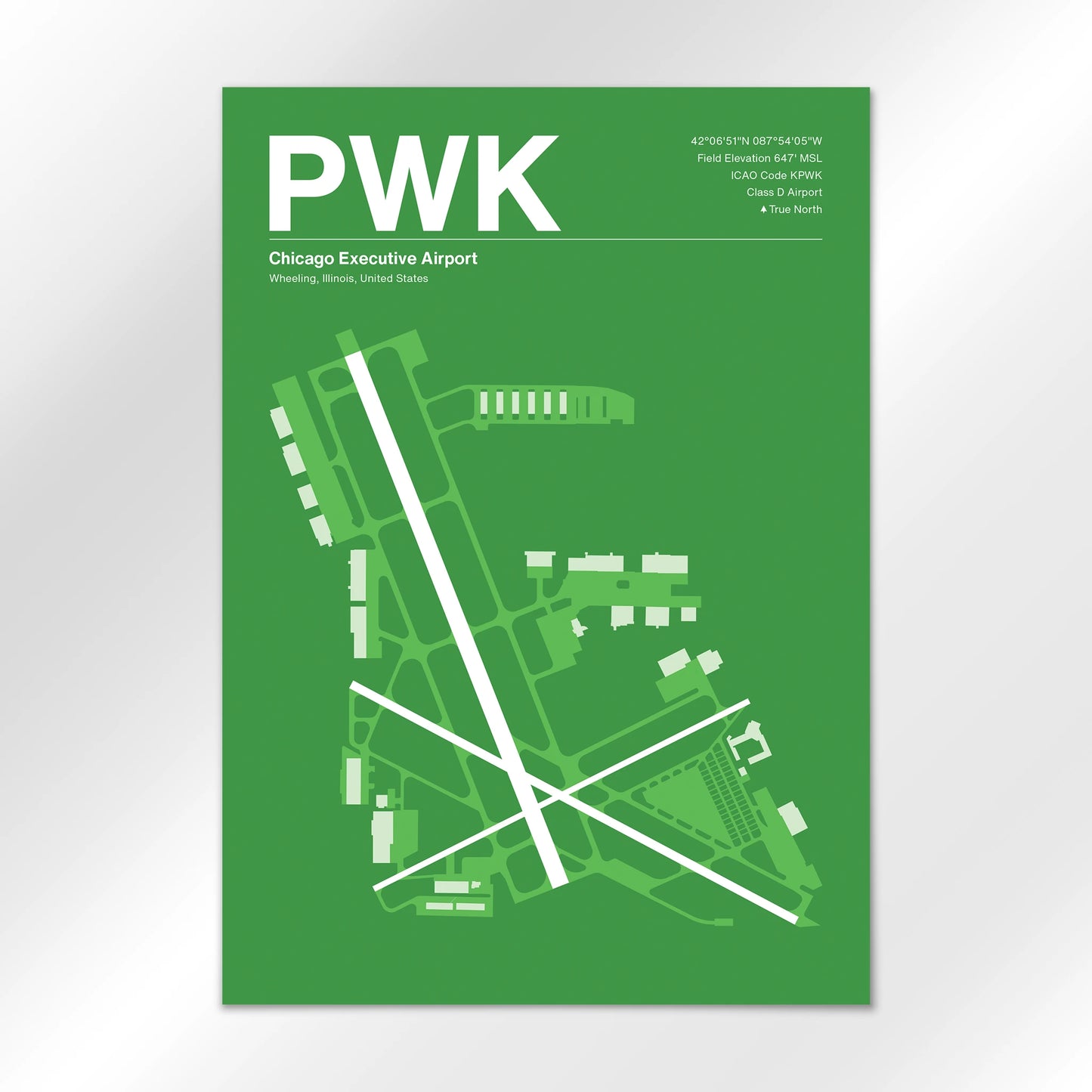 PWK | Wheeling - Overland Green - A3 - No Frame
