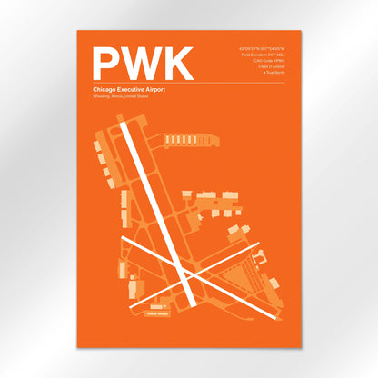 PWK | Wheeling - Sunset Orange - A3 - No Frame