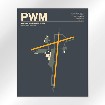 PWM | Portland - Mid - Century Slate - 16×20" - No Frame