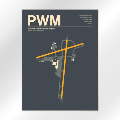 PWM | Portland - Mid - Century Slate - 18×24" - No Frame