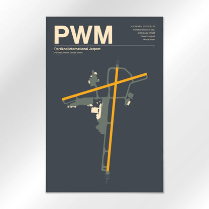 PWM | Portland - Mid - Century Slate - 24×36" - No Frame