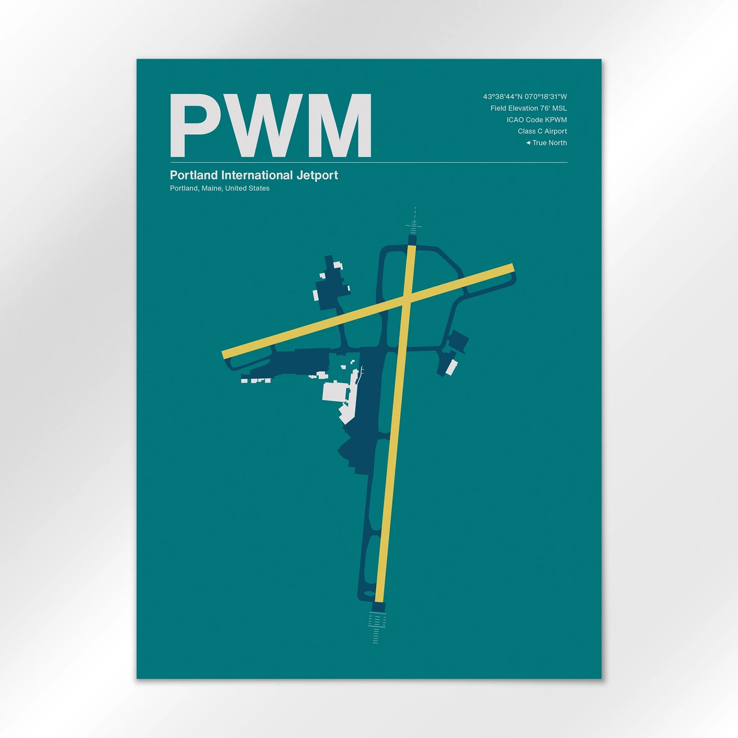 PWM | Portland - Mid - Century Moss - 18×24" - No Frame