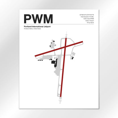 PWM | Portland - Mid - Century Modern - 16×20" - No Frame
